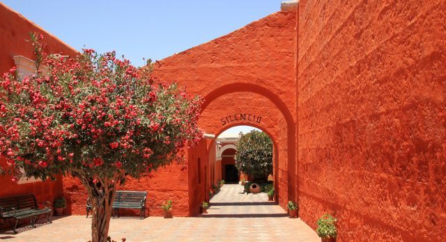 Innenhof des Santa Catalina Klosters in Arequipa